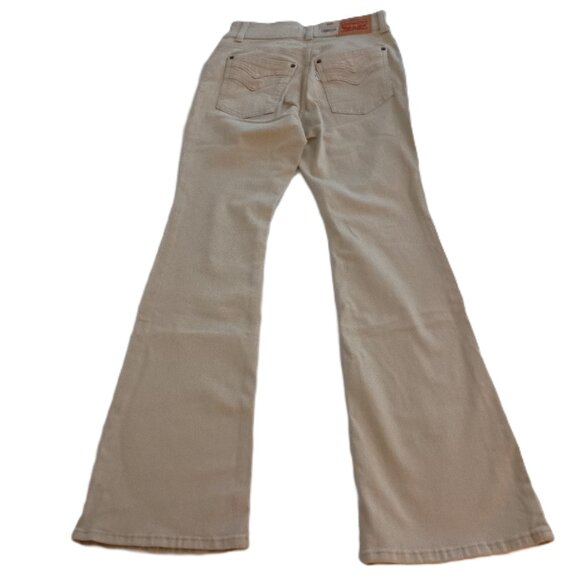 Levi’s 726 High Rise Flare Jeans Tan Size 26x32 NWT - Picture 14 of 16